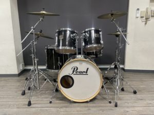 ドラムセット Pearl EXPORTシリーズ（焦茶）
